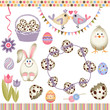 Vector: Easter digital elements Easter digital elements