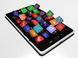 Illustration: Smartphone with application icons Smartphone with application icons