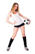 Photo: shot of a sporty young woman shot of a sporty young woman