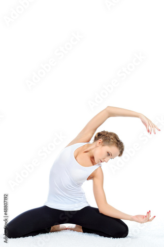 Photo: yoga exercise yoga exercise