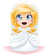 Bride Dressed For Her Wedding Day