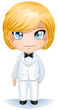 Groom Dressed In White Suite