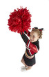 Cheerleading Pose view from above