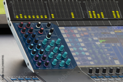 Photo: Digital sound mixer in concert Digital sound mixer in concert