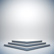 White empty stage.
