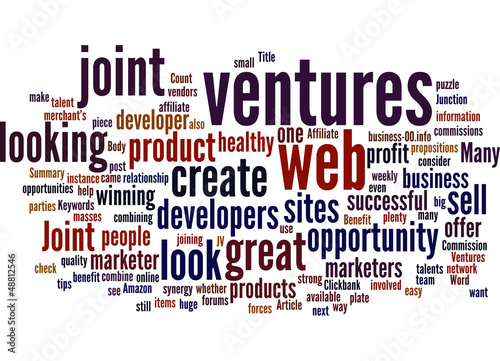 Vector: Benefit with Joint Ventures Concept Benefit with Joint Ventures Concept