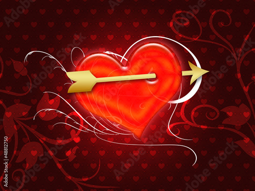 Illustration: Heart and arrow Heart and arrow