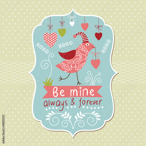 Vector: Valentine's day card Valentine's day card