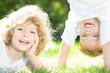 Happy children playing