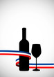 Vektor: Französischer Wein Französischer Wein