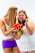 Photo: Healthy eating - women, fruits and vegetables Healthy eating - women, fruits and vegetables
