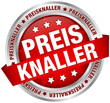 Button Banner "Preisknaller" rot/silber