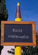 Ardoise Ecole maternelle
