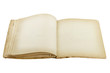 old open notebook