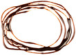 Chocolate syrup drip, frame is isolated on a white background