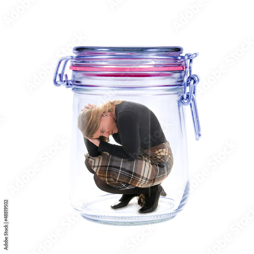 Photo: Frau im Glas Frau im Glas