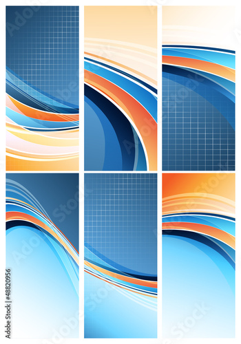 Vector: Set of bright modern vertical designs. Eps10 Set of bright modern vertical designs. Eps10