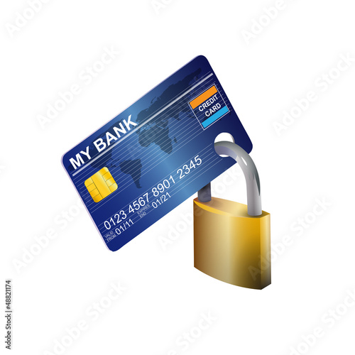 Vector: Credit Card Security Credit Card Security