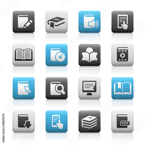 Vector: Book Icons // Matte Series Book Icons // Matte Series