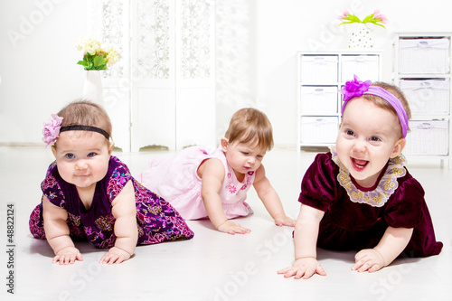 Photo: Toddlers in the living room Toddlers in the living room