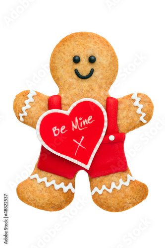 Photo: Valentine gingerbread man Valentine gingerbread man
