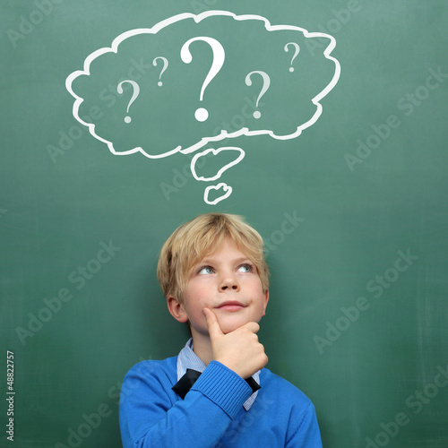 Photo: Child with Questionmark Child with Questionmark