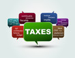 mots bulles taxes