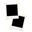 Polaroids mit Klebestreifen