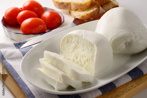 Photo: Buffalo mozzarella Buffalo mozzarella