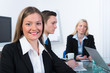 junges team in einer besprechung