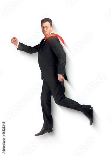 Photo: Flying business superman Flying business superman