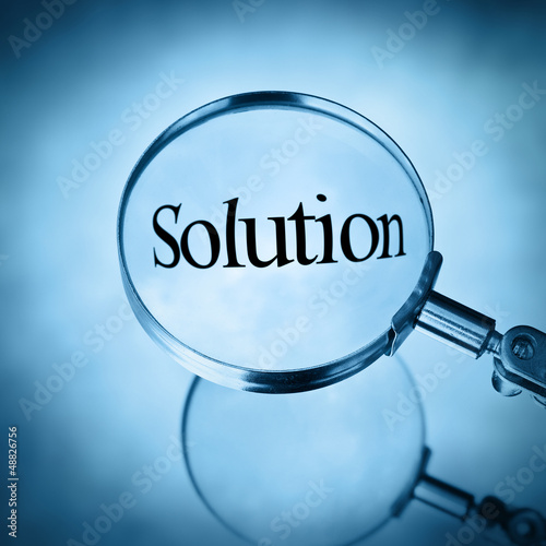 Photo: find a solution find a solution