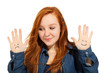 portrait of teen girl