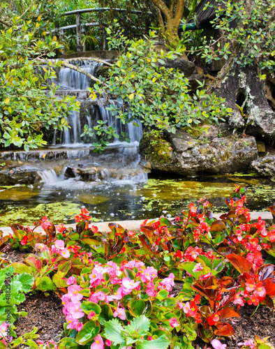 Photo: Waterfall in the garden Waterfall in the garden