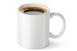 White ceramic coffee mug