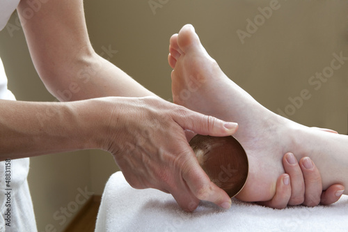 Photo: ayurveda massage with kansu bowl ayurveda massage with kansu bowl