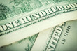 closeup dollar bills