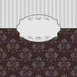 Vector vintage invitation frame
