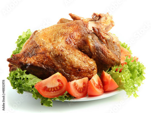 Photo: Tasty whole roasted chicken Tasty whole roasted chicken