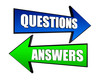 questions and answers in arrows