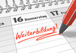 Terminkalender: Weiterbildung