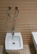 bathroom and toilet with modern decor