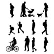 Gente paseando