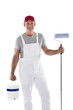 House painter in overalls