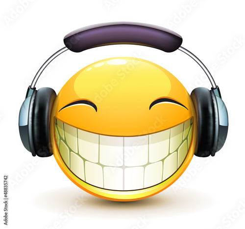 Illustration: Musical emoticon Musical emoticon