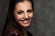 Photo: Young brunette woman with beautiful smile Young brunette woman with beautiful smile