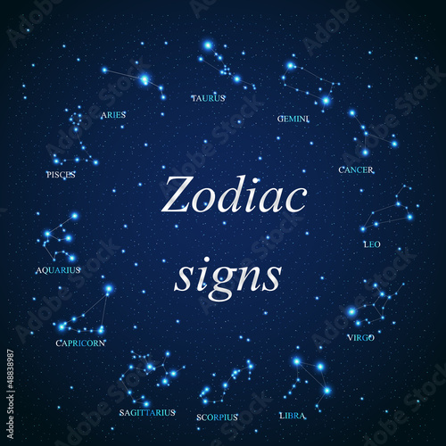 Vector: vector of the aries zodiac sign of the beautiful bright stars on vector of the aries zodiac sign of the beautiful bright stars on