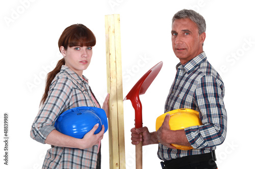 Photo: A team of tradespeople A team of tradespeople
