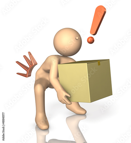 Illustration: So with a heavy load, he became strained back. So with a heavy load, he became strained back.