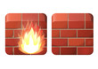 Vector: Firewall, iOS style Firewall, iOS style